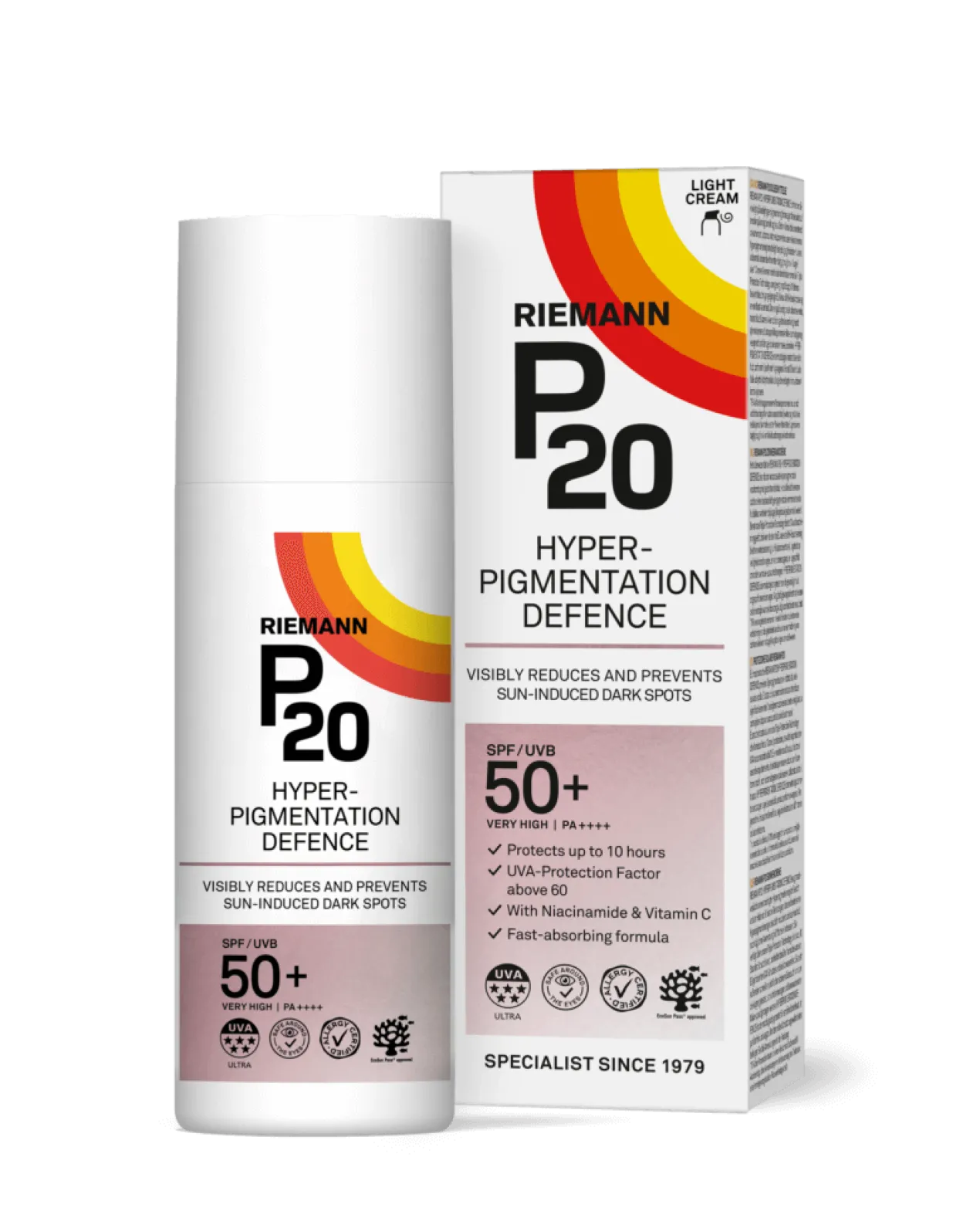 P20 Hyperpigmentation Defence Protection Solaire Anti-Taches SPF50+