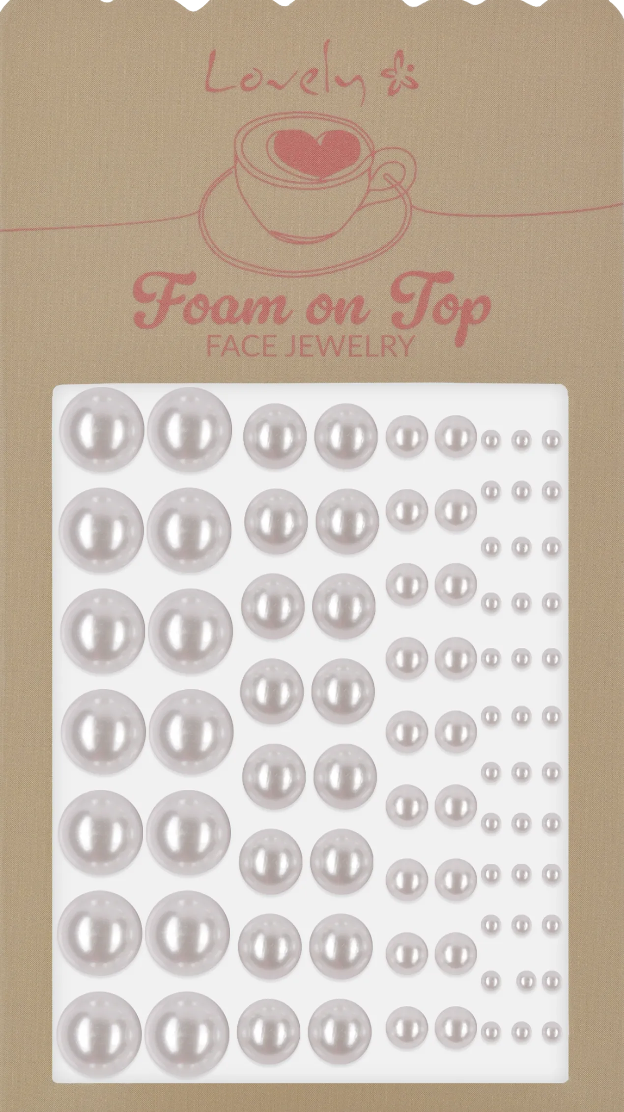 Pierres Stickers Visage Foam On Top