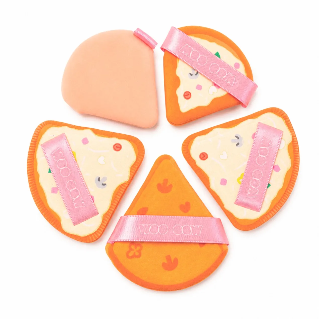 Pizza Bellisima 5 Éponges Puffs de Maquillage