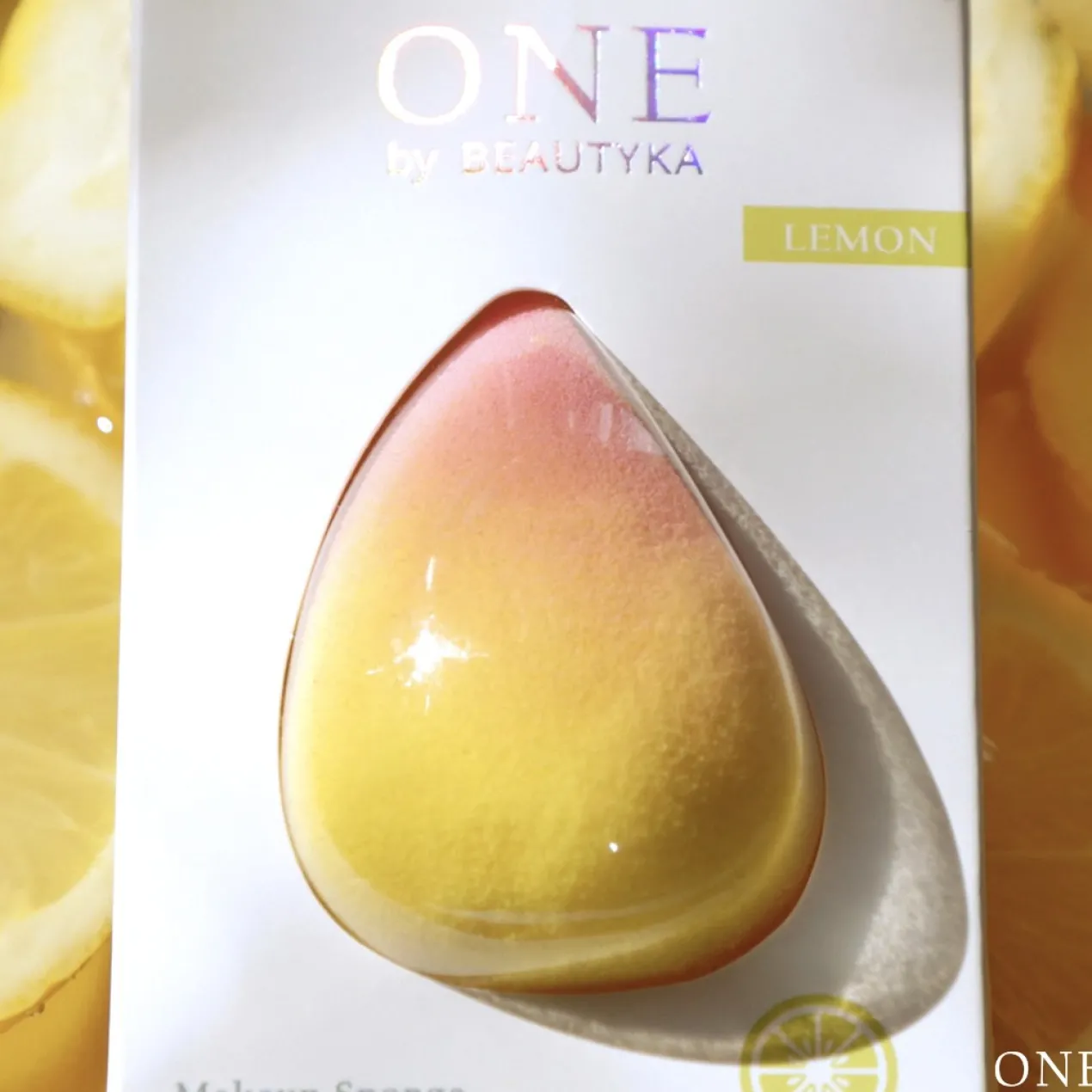 Éponge de maquillage au poudre naturelle de citron