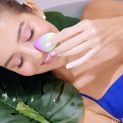 Éponge de maquillage au poudre naturelle d’aloe vera
