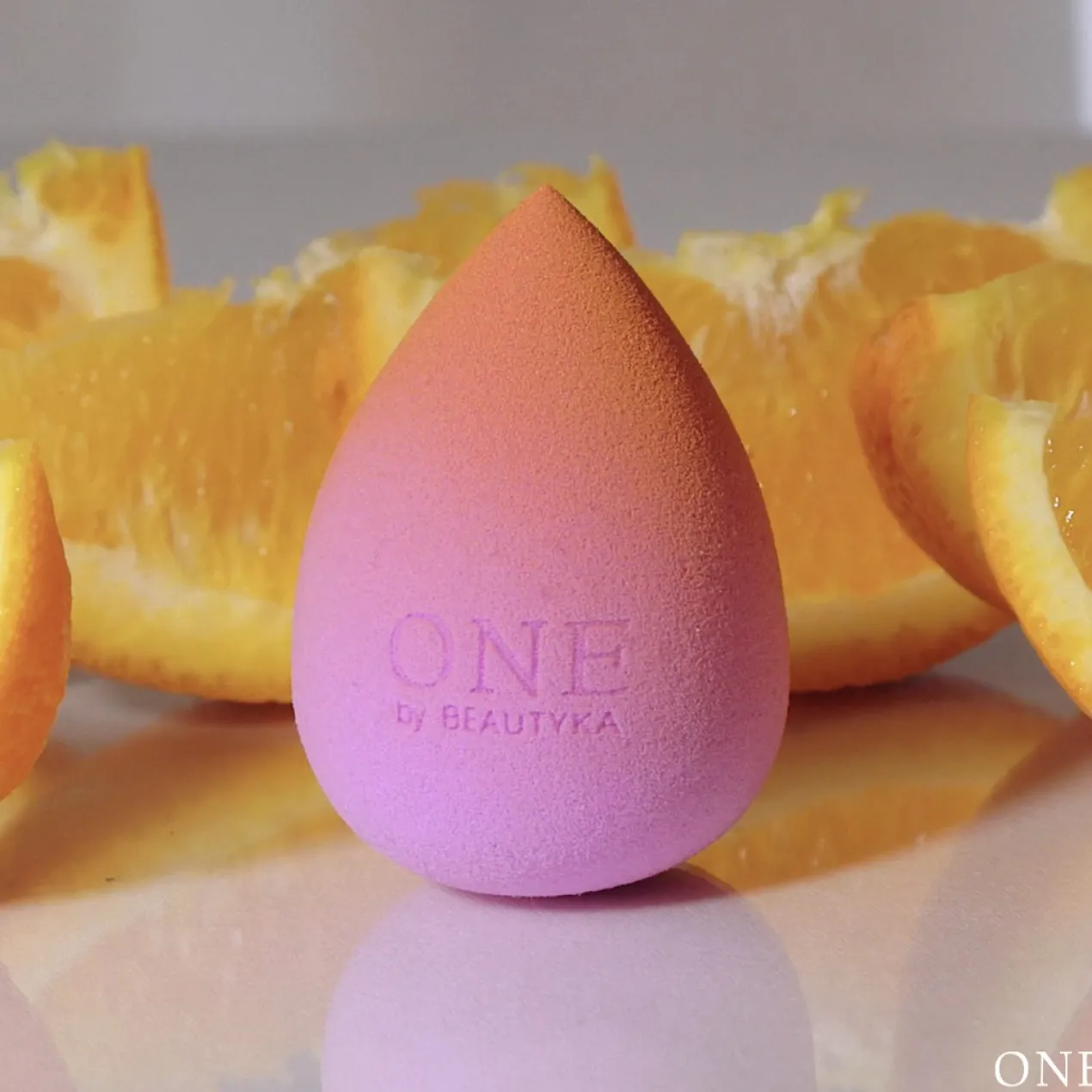 Éponge de maquillage au poudre naturelle d’orange