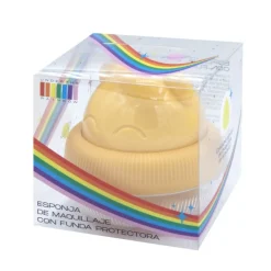 Éponge de maquillage avec housse protectrice