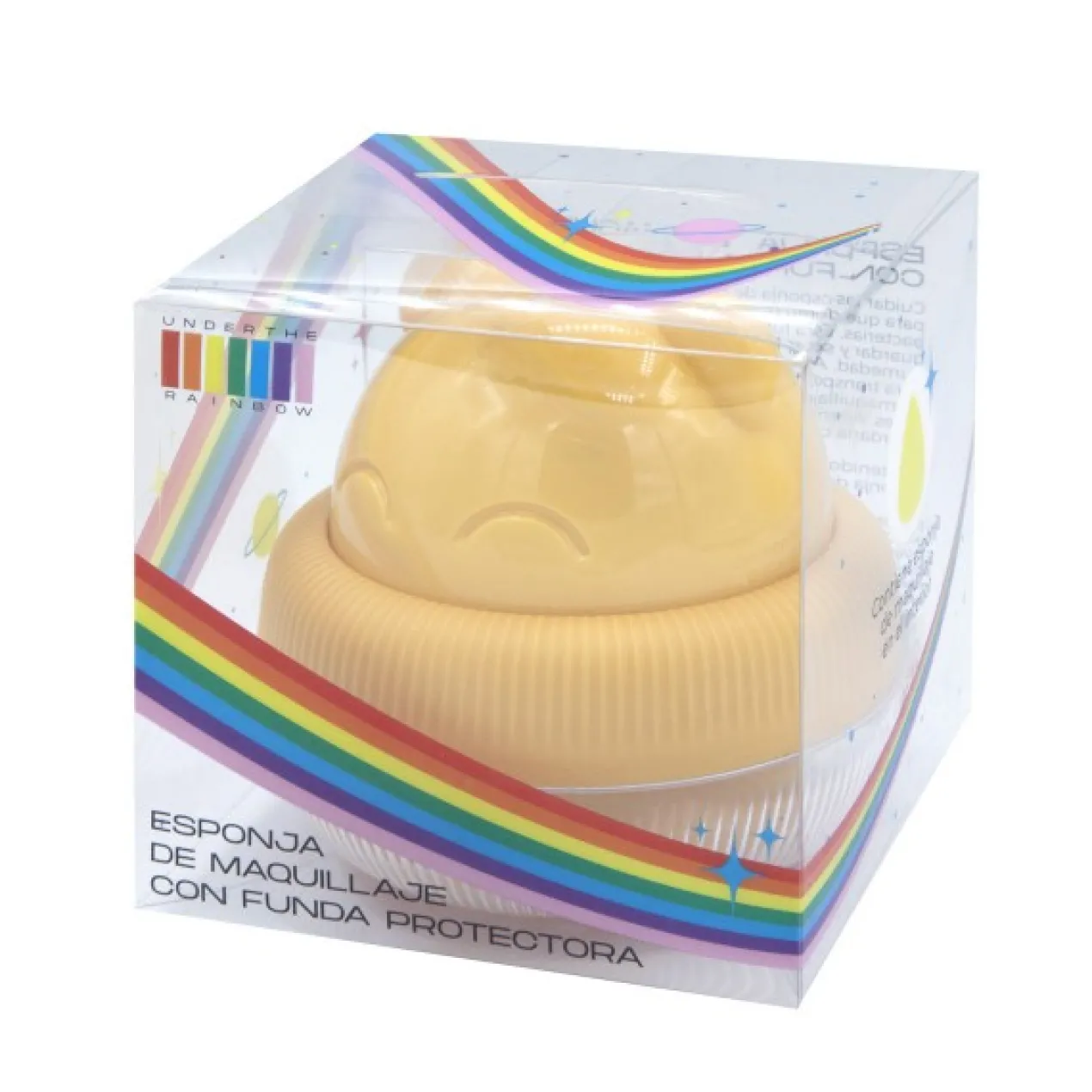 Éponge de maquillage avec housse protectrice