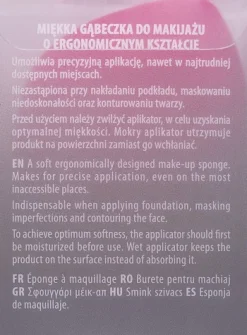 Éponge de Maquillage Forme Œuf Coupé