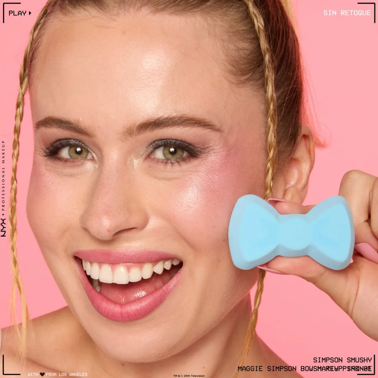 Éponge de Maquillage Maggie Simpson Bow Ultra Douce