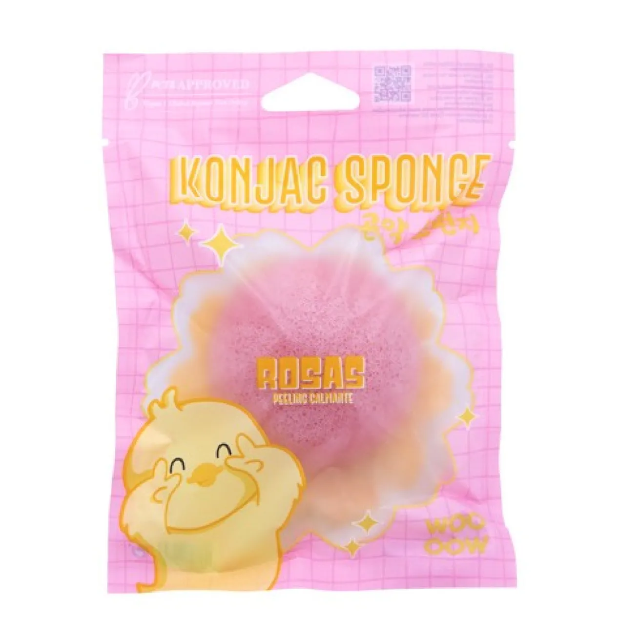 Éponge Konjac à la Rose
