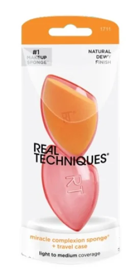 Éponge à Maquillage + Étui de Voyage