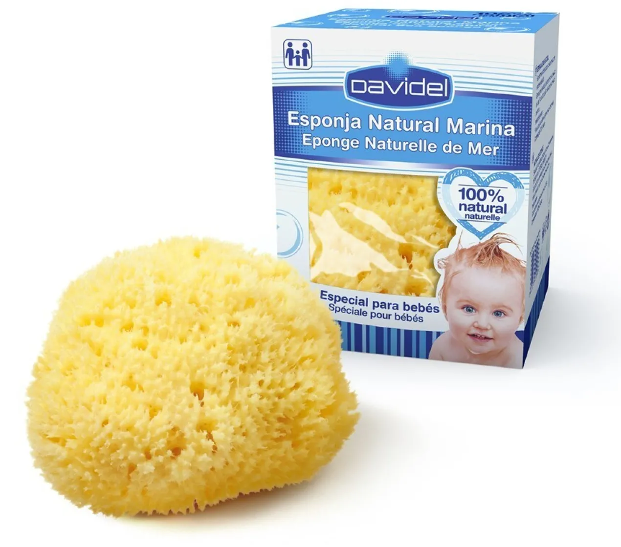 Éponge Naturelle Marine Spéciale Bébé
