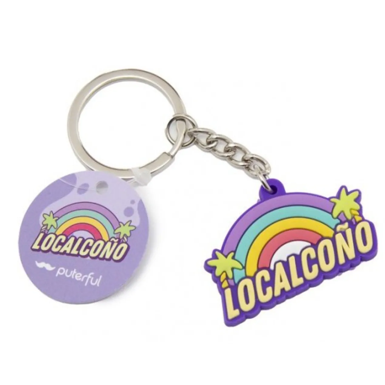 Porte-clés en gomme Localcoño