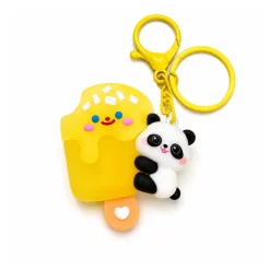 Porte-clés Ice Ring Panda Love