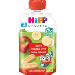 Pouch Biscuits, Pomme et Banane BIO