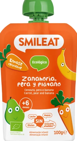 Pouch Poire, Banane et Carotte