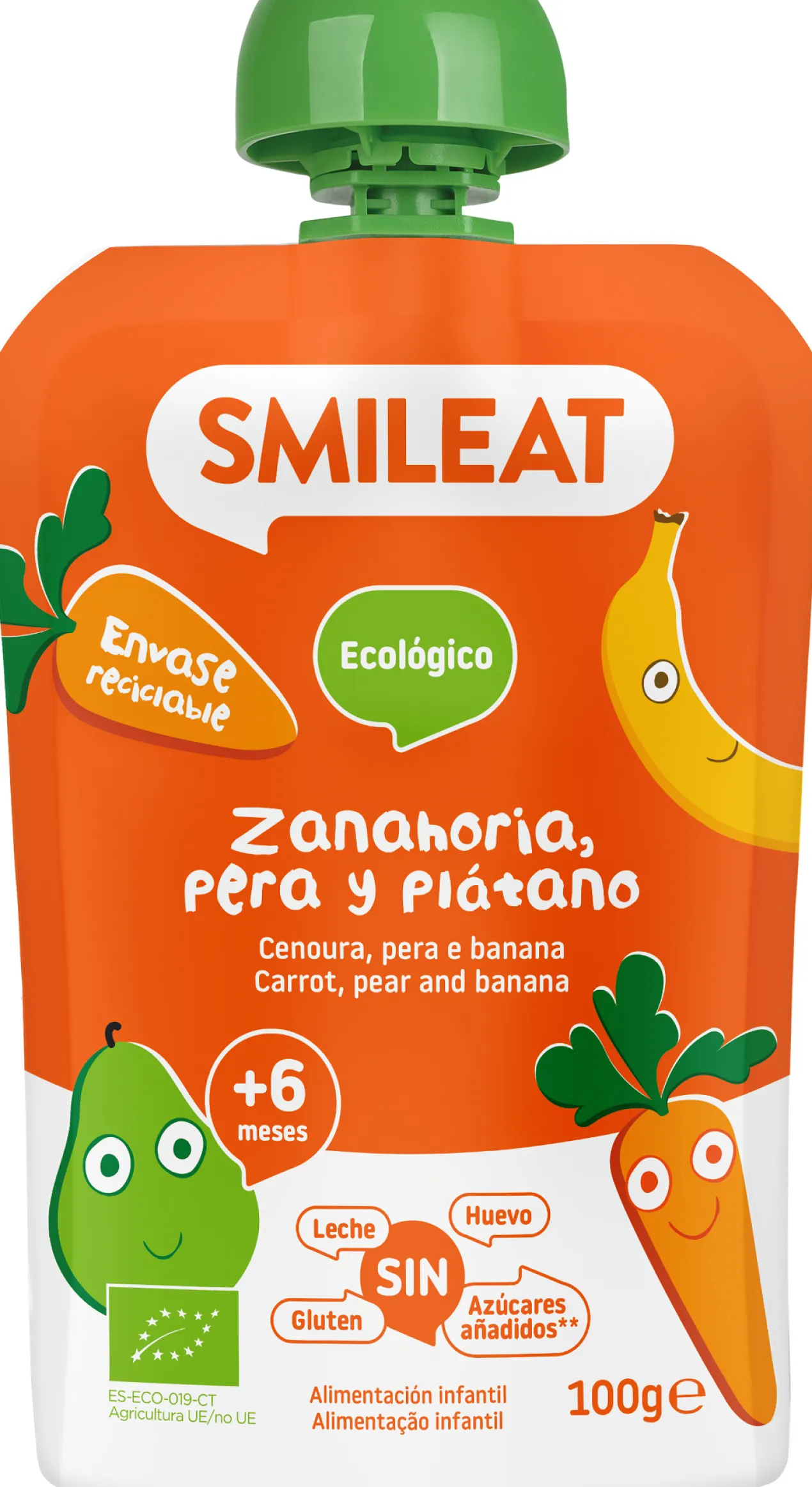 Pouch Poire, Banane et Carotte