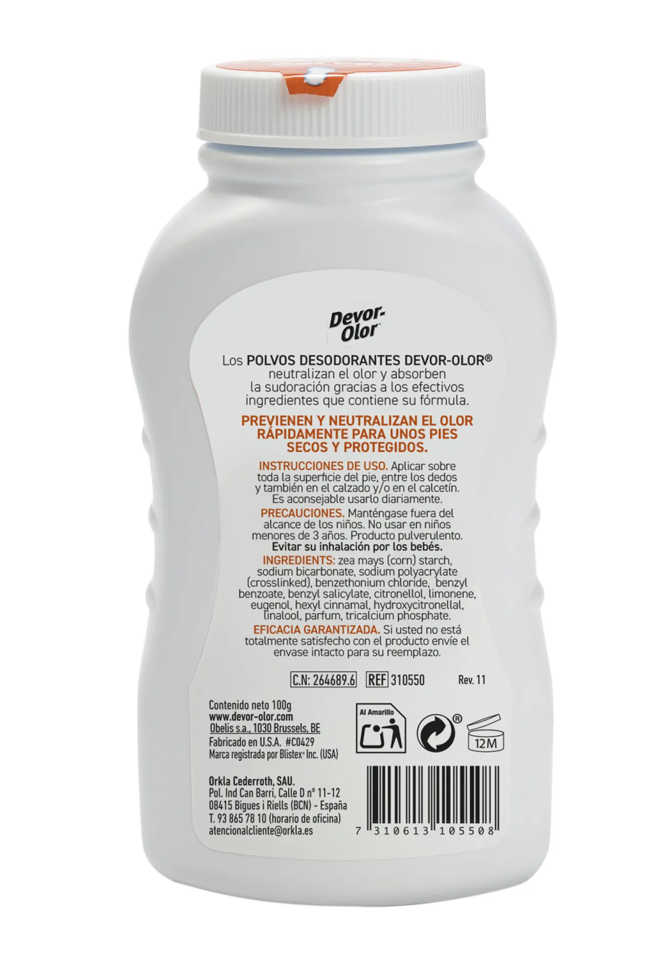 Poudre Déodorante pour les Pieds