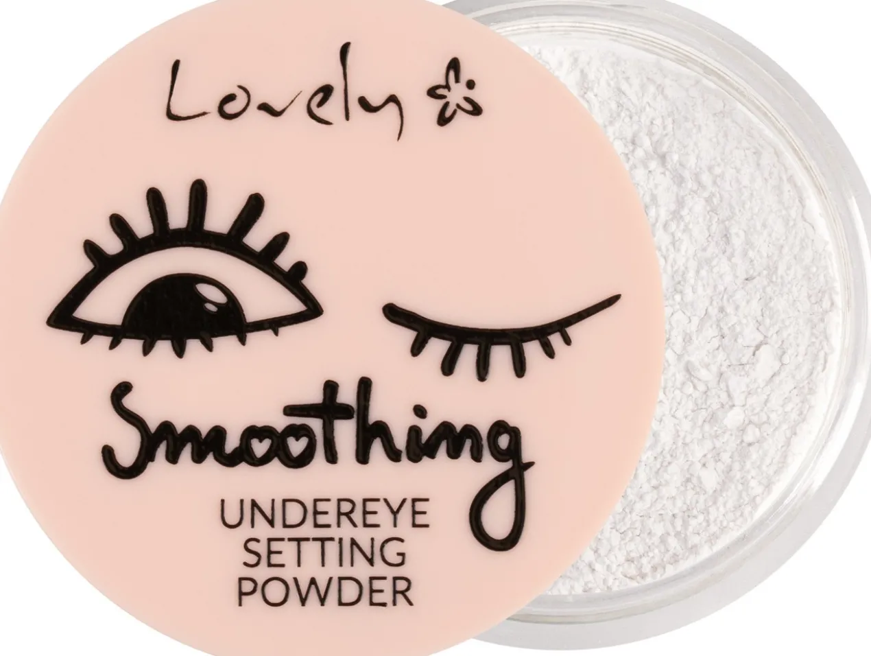 Poudre fixatrice lissante pour le contour des yeux