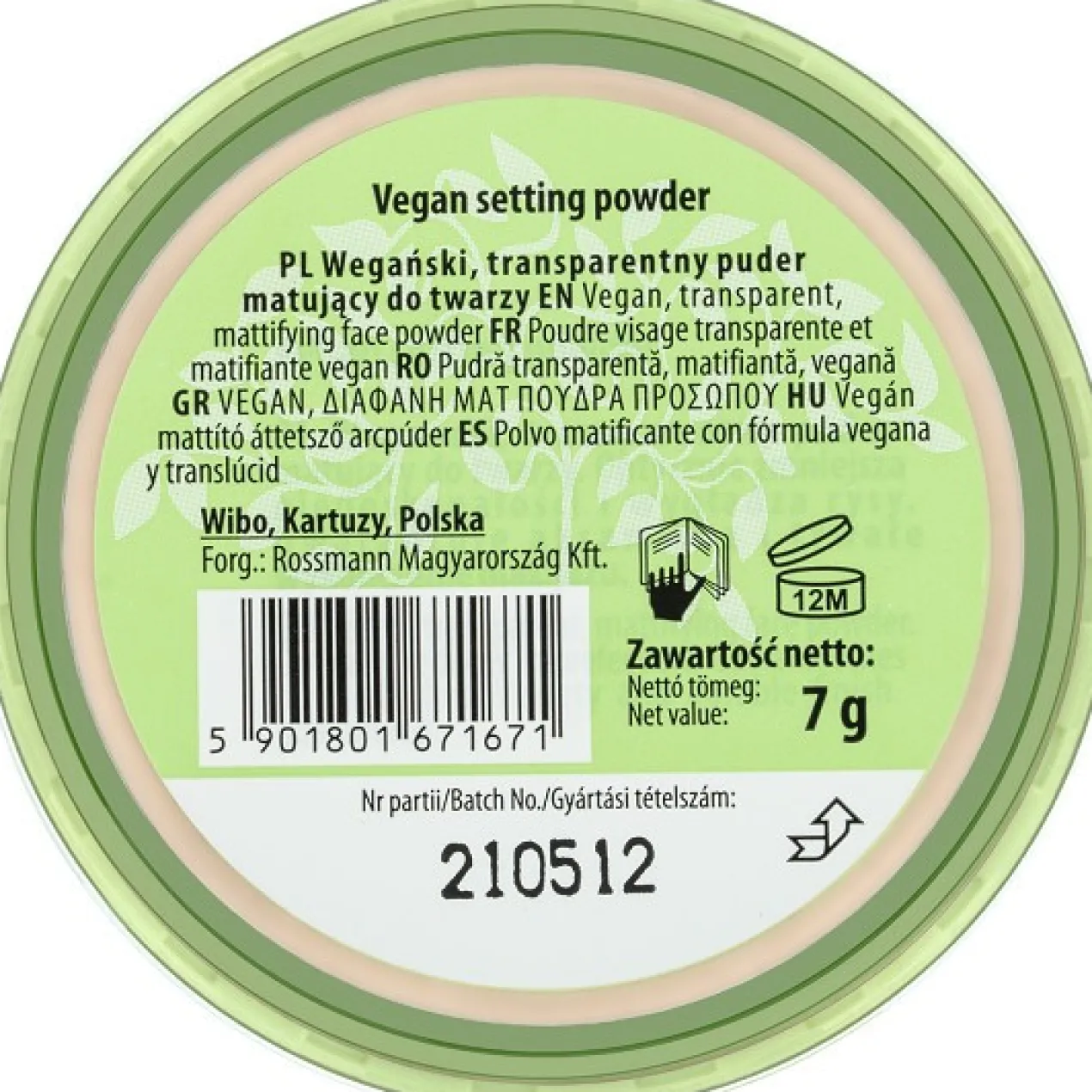 Poudre Libre Visage Vegan