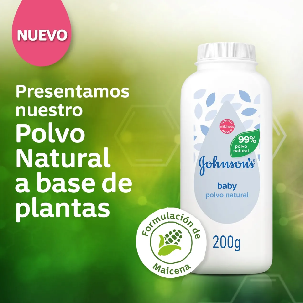 Poudre pour bébé 99% d’origine naturelle