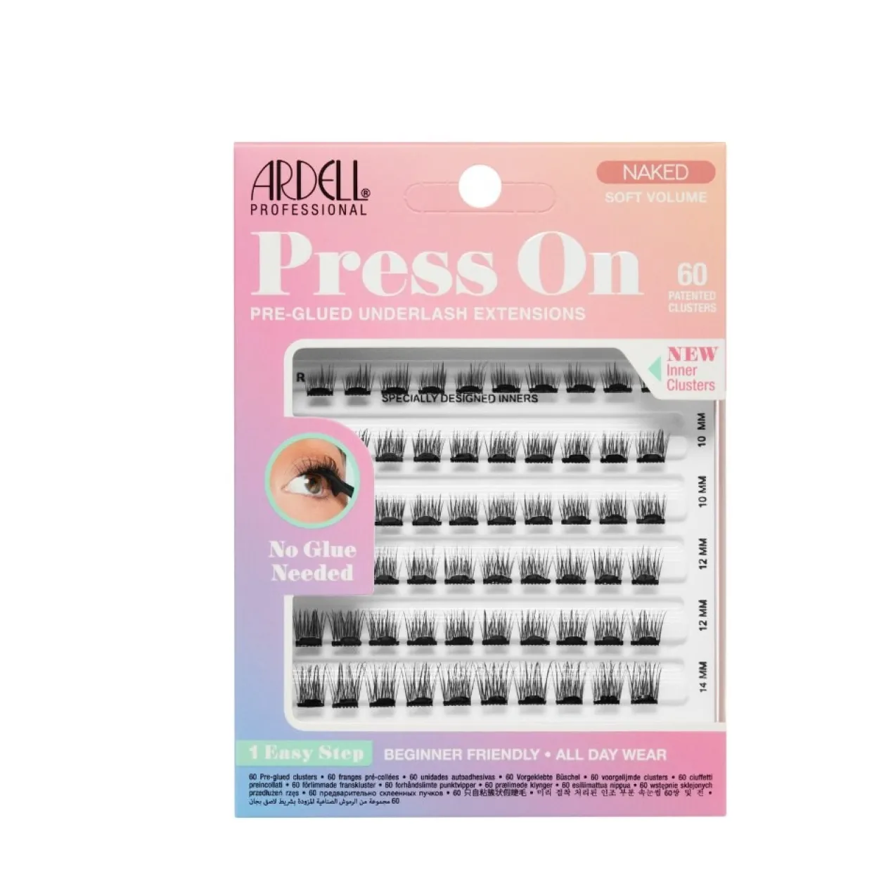 Press On Naked Soft Volume Extensions de Cils Précollées