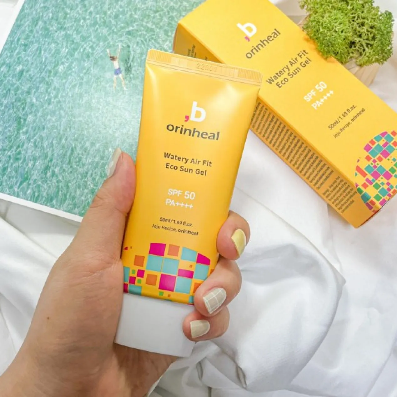 Protecteur Solaire SPF 50 Watery Air Fit Eco Sun Gel
