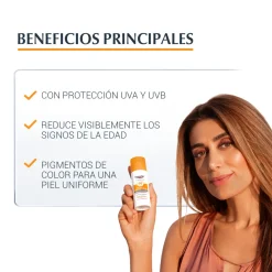 Protection Solaire Visage Anti-Âge Photoaging Control Teinté SPF 50+ Tono Moyen