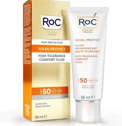 Protection Solaire Visage Haute Tolérance SPF50