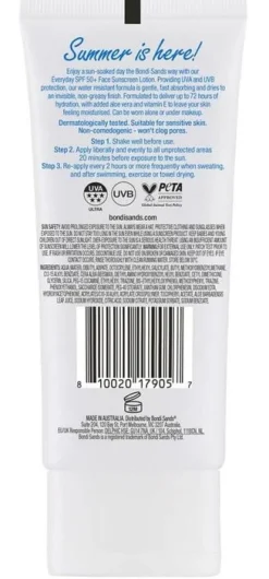 Protection Solaire Visage SPF 50+ Sans Parfum