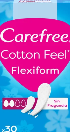 Protège-slip Cotton Feel Flexiform Absorption Normale Sans Parfum