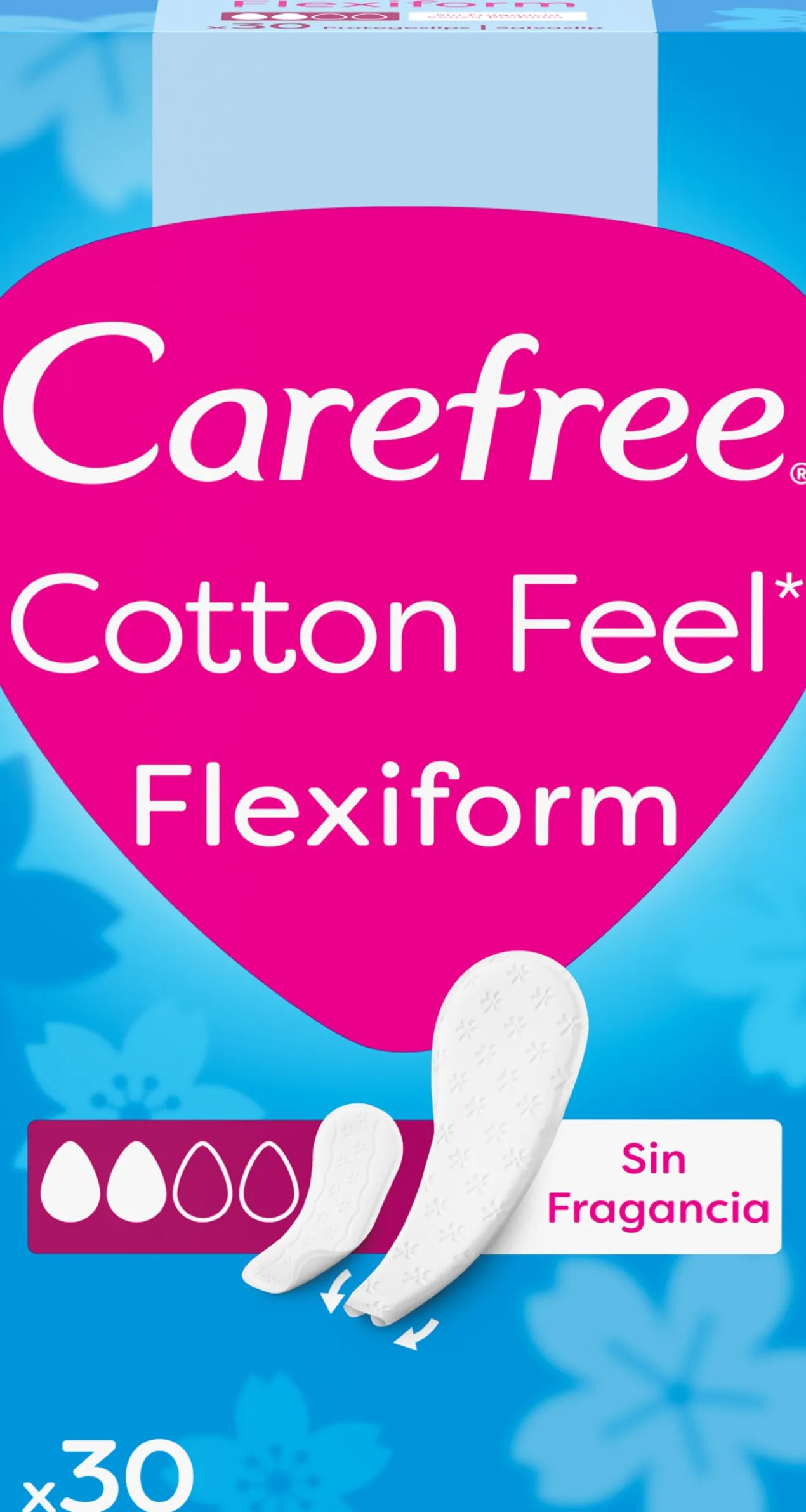 Protège-slip Cotton Feel Flexiform Absorption Normale Sans Parfum