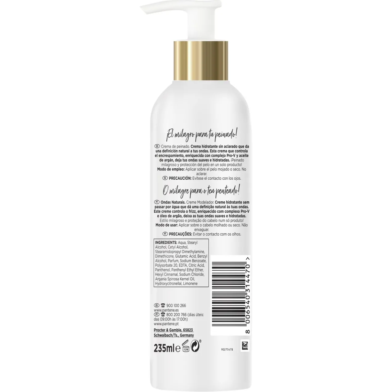 Pro-V Crème Nutritive pour Cheveux Ondulés Naturels