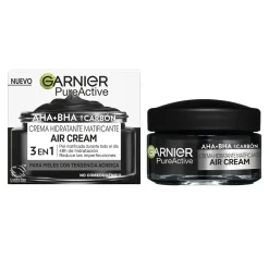 Pure Active Crème Hydratante Matifiante avec AHA + BHA + Charbon