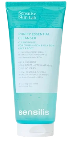 Purify Essential Cleanser Gel Nettoyant Peaux Mixtes et Grasses