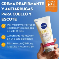 Q10 Crème Corporelle Anti-Rides Cou et Décolleté