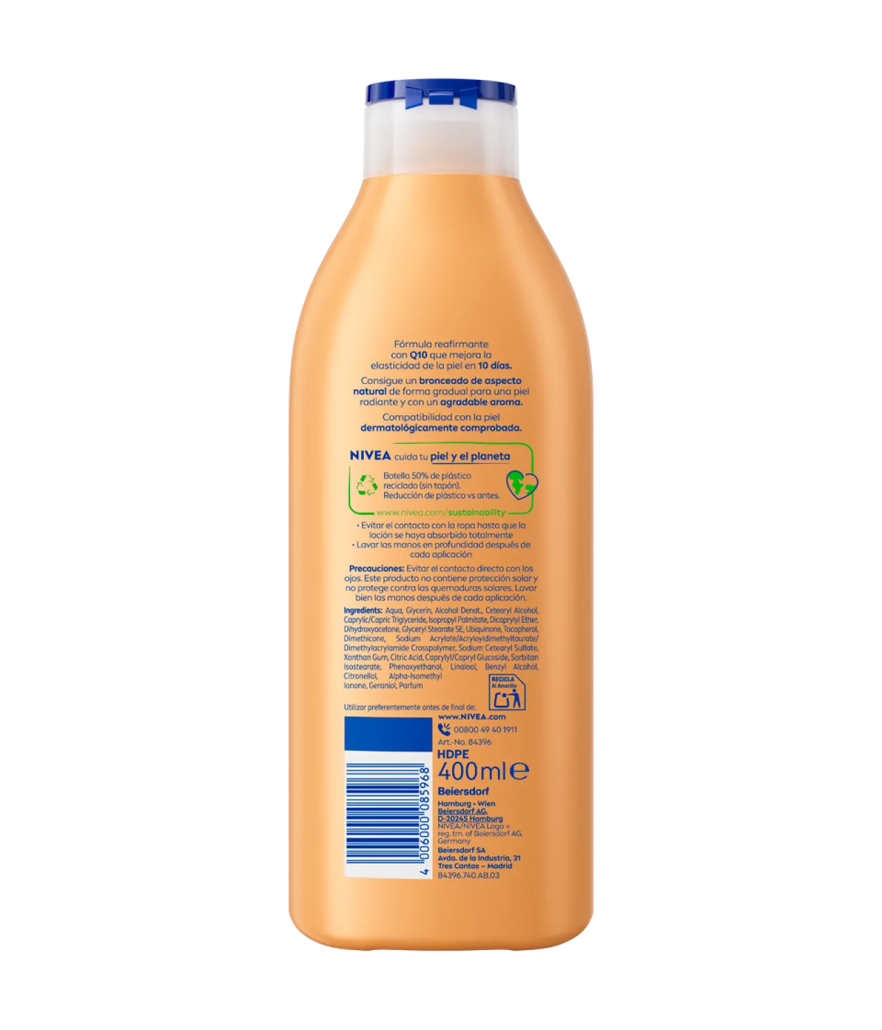 Q10 Lotion pour le Corps Raffermisante et Autobronzante