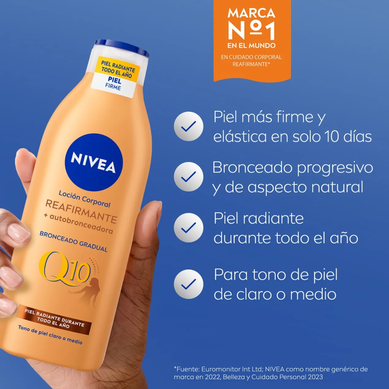 Q10 Lotion pour le Corps Raffermisante et Autobronzante