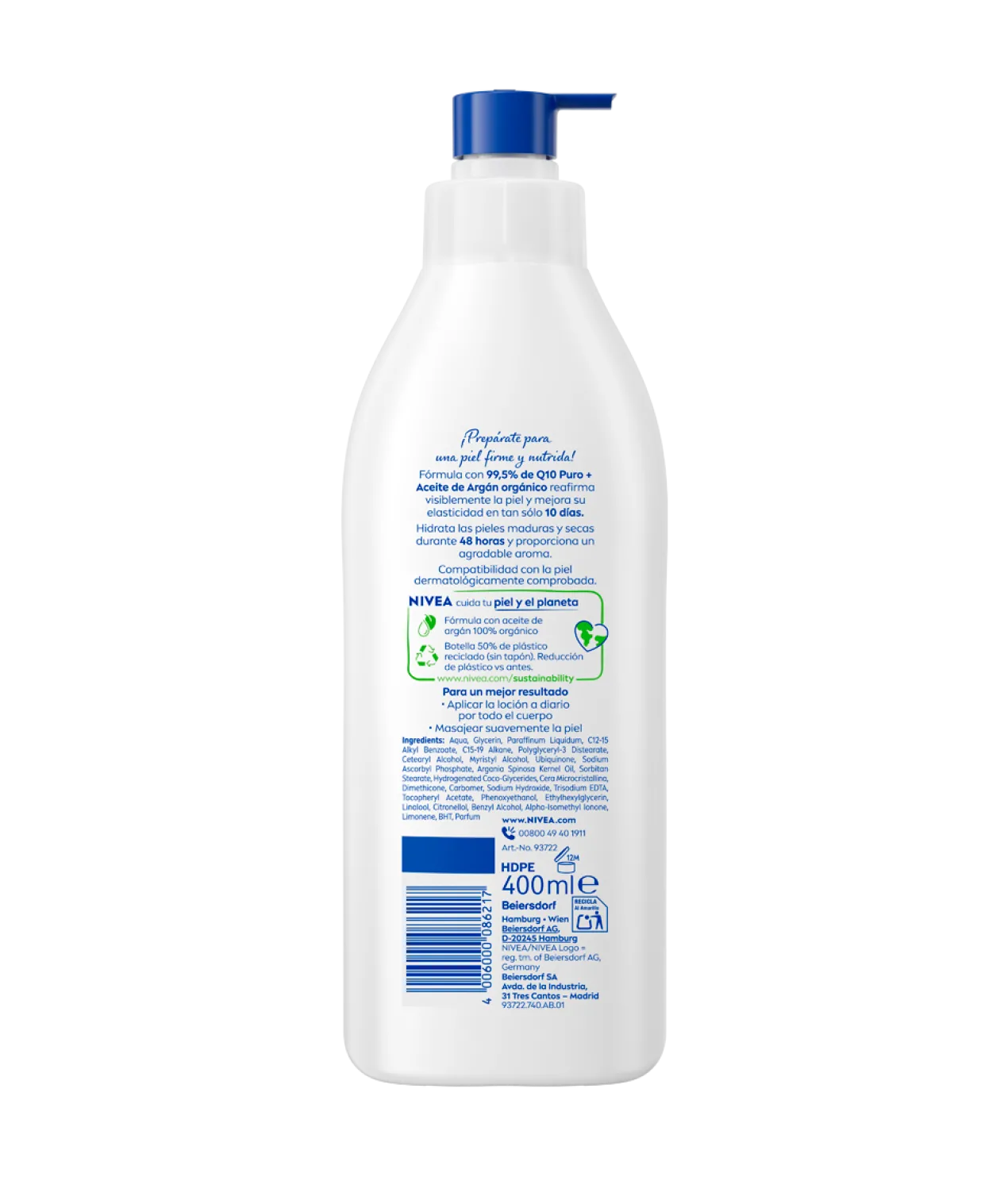 Q10 Lotion Raffermissante à l’Huile d’Argan