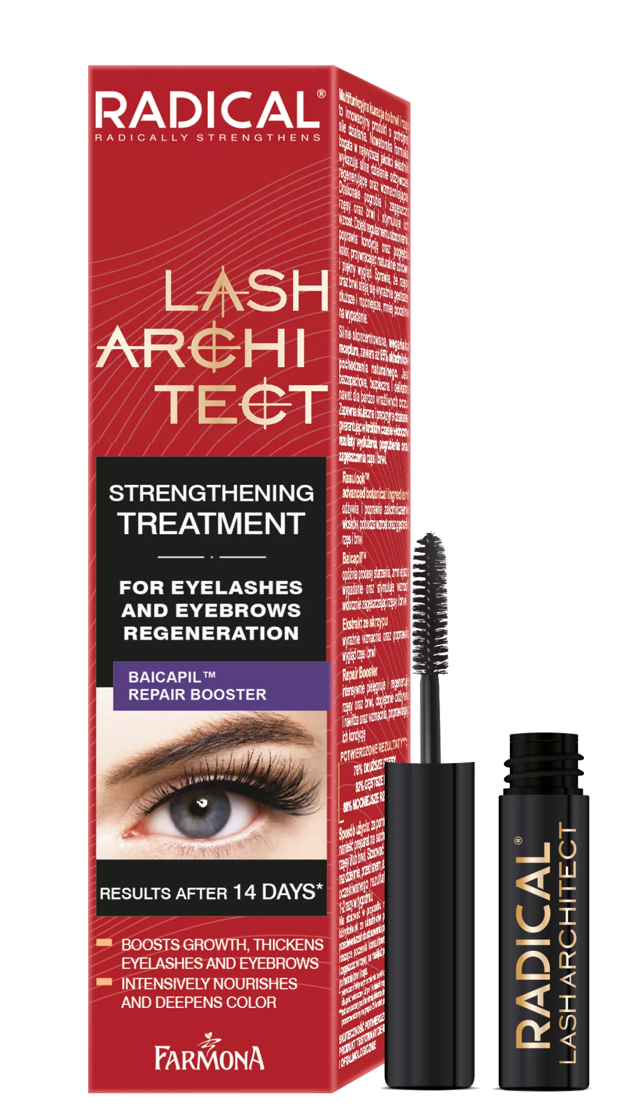 Radical Lash Architect Traitement Fortifiant pour Cils et Sourcils
