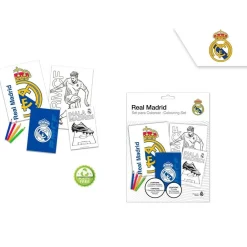 Real Madrid Set de Coloriage avec Carnet