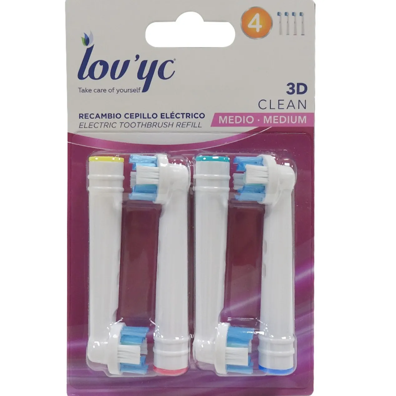 Recharge Brosse à Dents Électrique 3D Clean