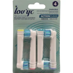 Recharge Brosse à Dents Électrique Action Clean