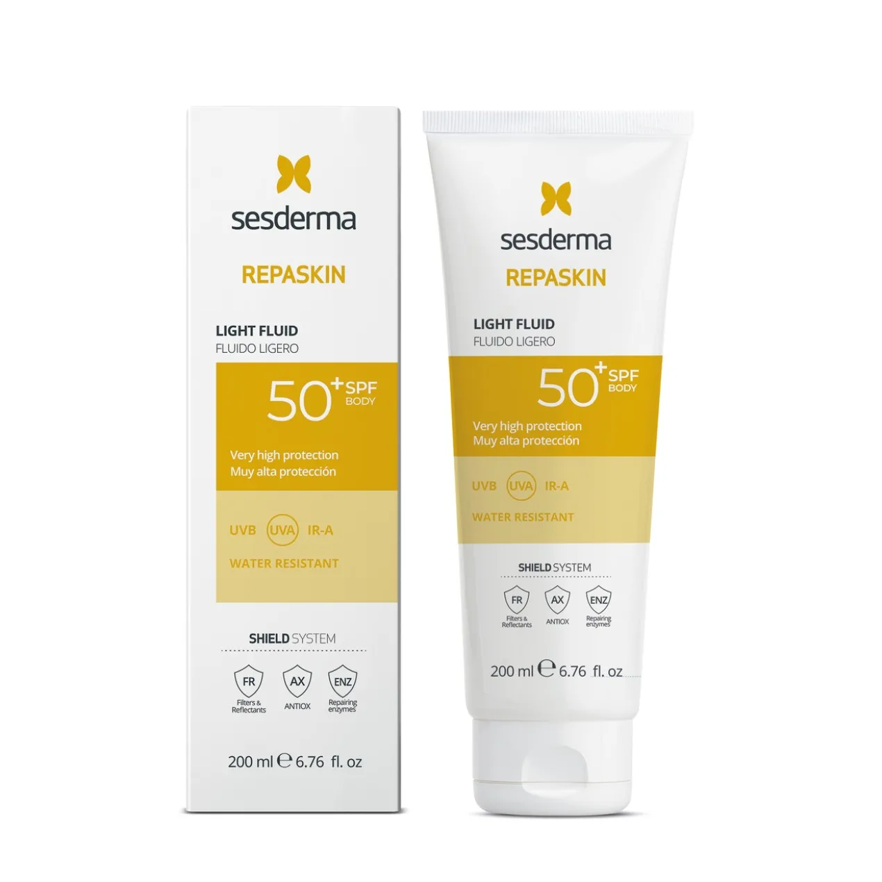 Repaskin Fluide Léger Protecteur pour le Corps SPF50+