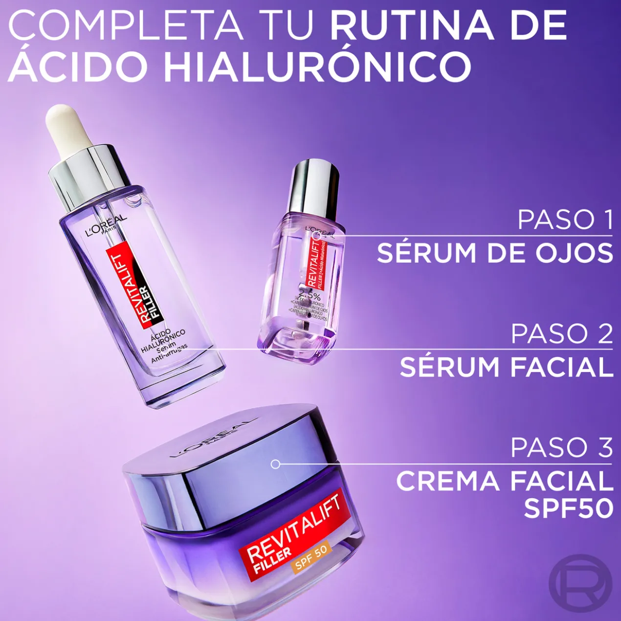 Revitalift Filler Acide Hyaluronique SPF 50