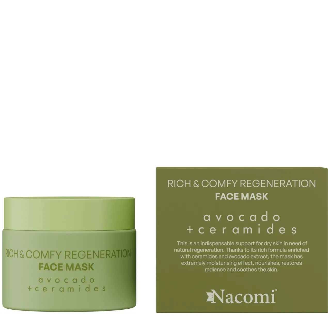 Rich & Comfy Régénération Avocat Masque Visage