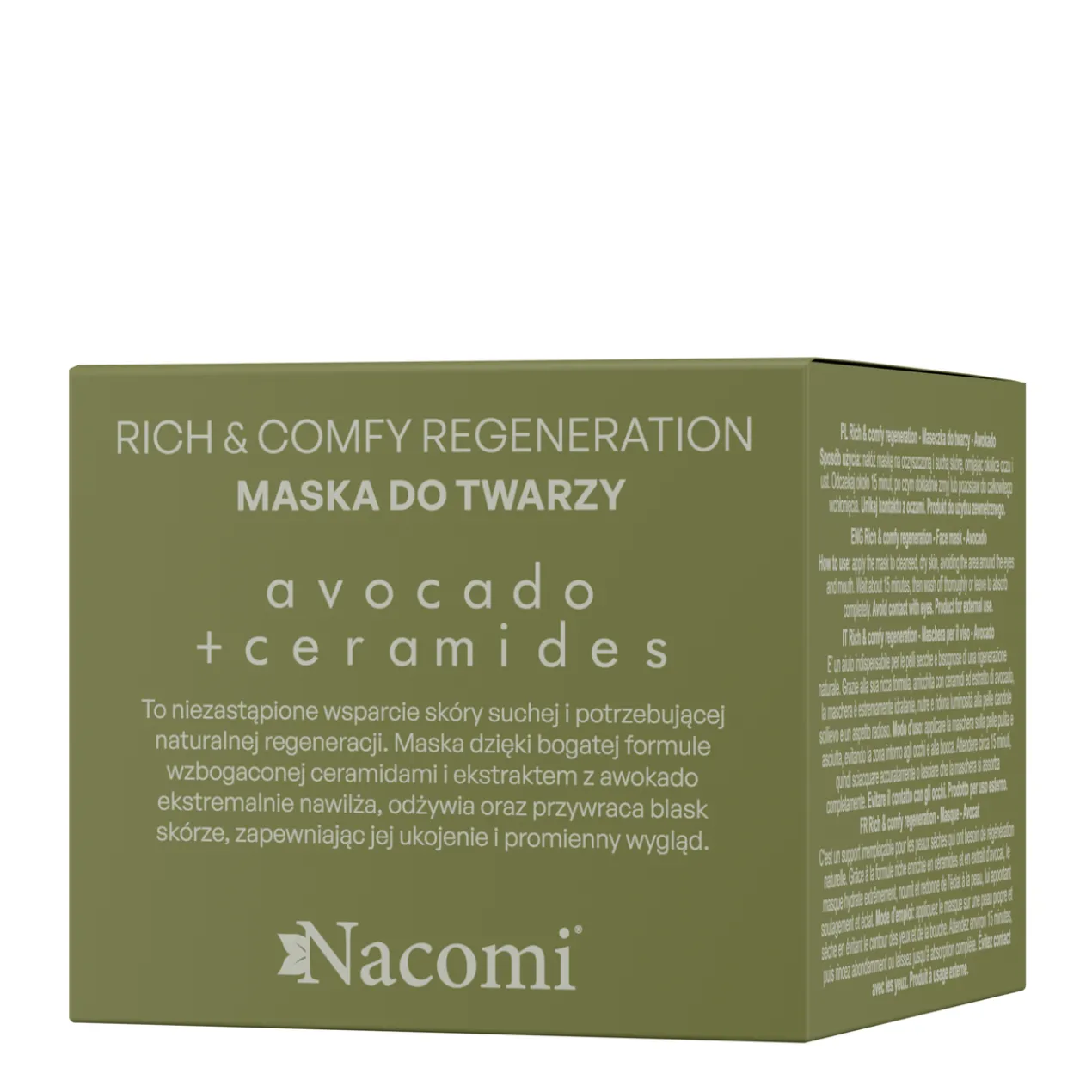 Rich & Comfy Régénération Avocat Masque Visage