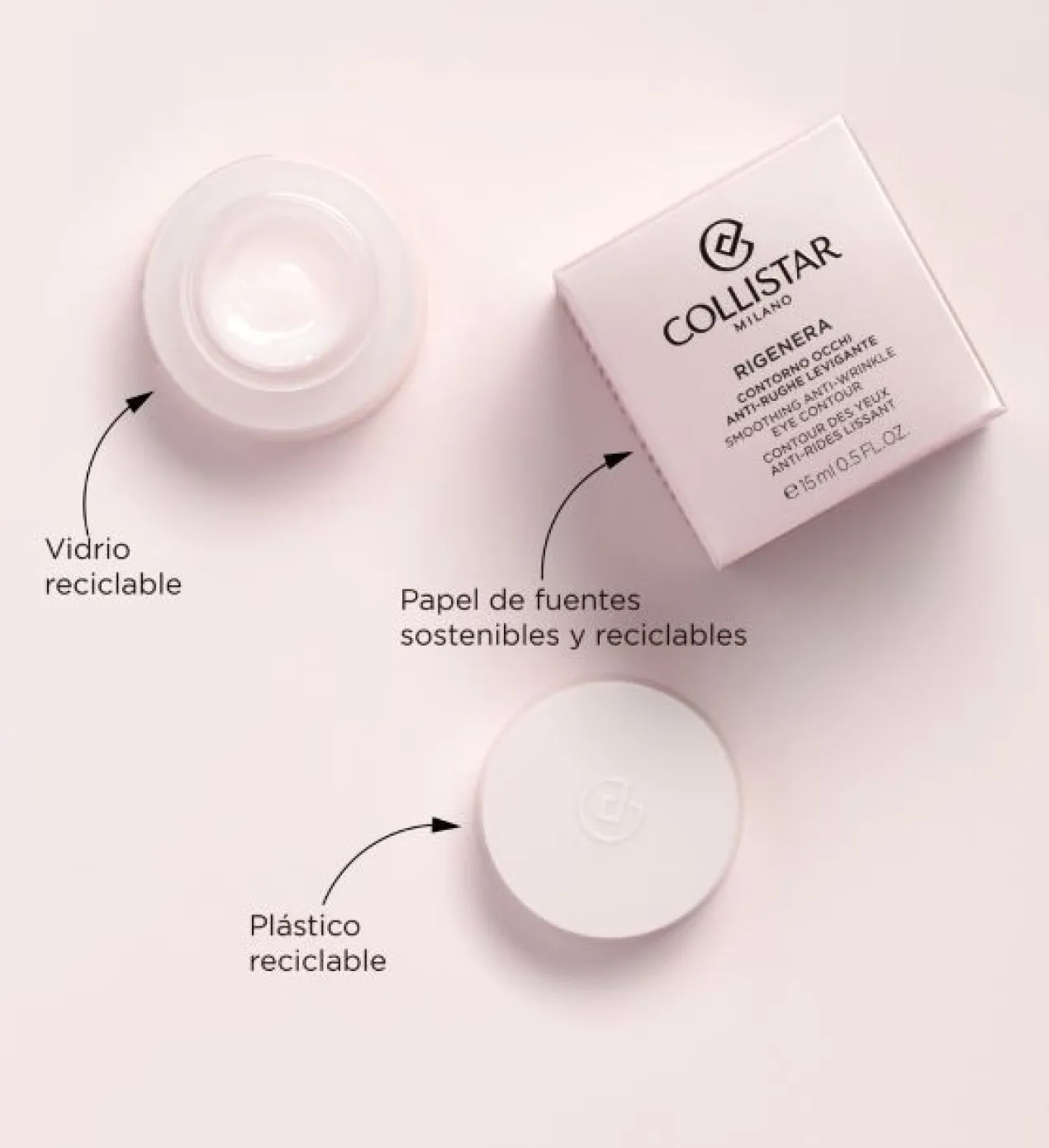 Rigenera Crème Contour des Yeux Anti-Rides Lissante
