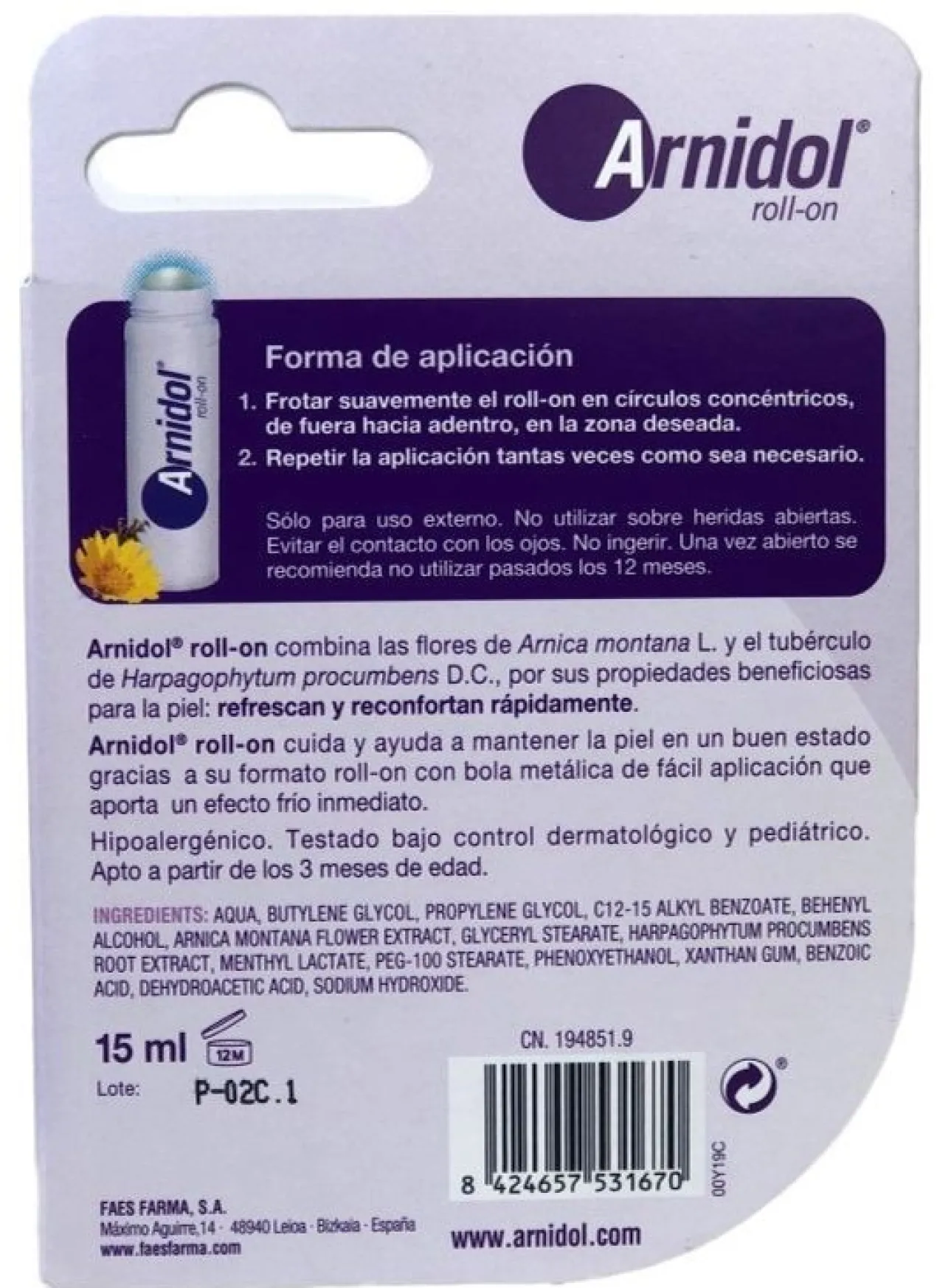 Roll-on Effet Froid