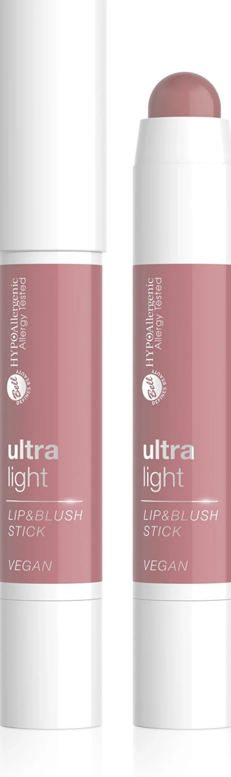 Rouge à Lèvres et Blush en Stick Ultra Light