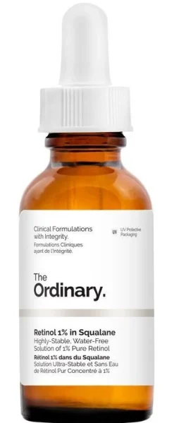 Rétinol 1% en Squalane Sérum pour le visage Anti-âge