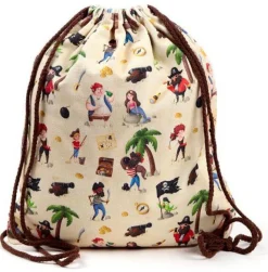 Sac à Dos en Tissu à Cordons Pirate Jolly Rogers