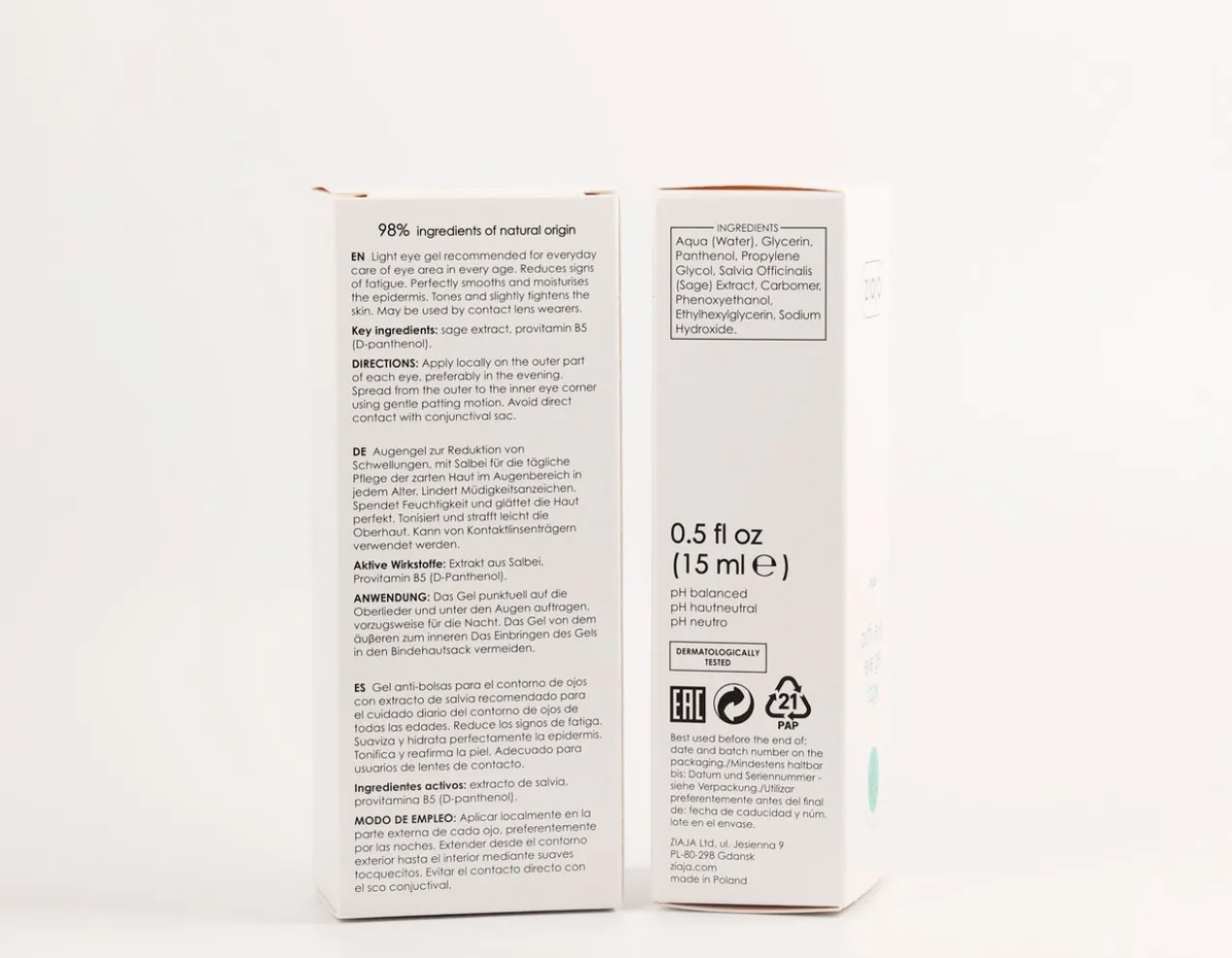 Sage Gel Contour des Yeux Anti-Poches